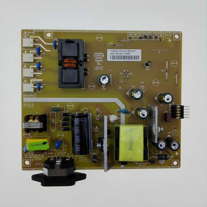 HP-L0451RB S4LF电源板 80GL19-6-HIC REV;001电源板