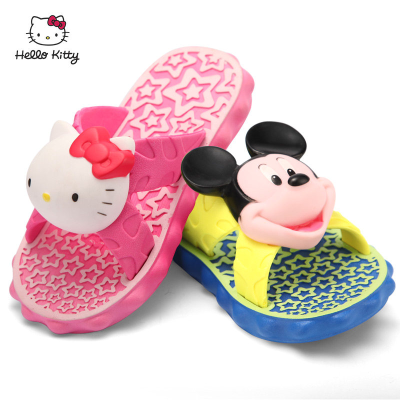 Pantoufles enfants en autre HELLO KITTY pour été - semelle autre - Ref 986484 Image 1