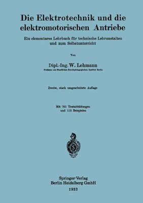 【预订】Die Elektrotechnik Und Die Elektromo...