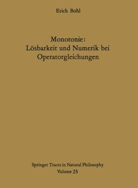 【预订】Monotonie: Losbarkeit Und Numerik Be...