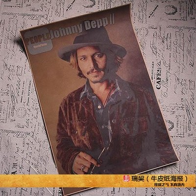约翰尼德普海报欧美明星定制