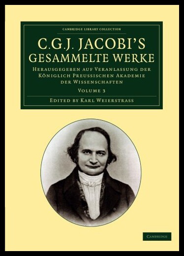 【预售】C. G. J. Jacobi's Gesammelte Werke - Volume 3