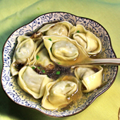 营养点心 馄钝 速冻食品 纯手工荠菜猪肉馄饨 阿东师傅