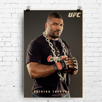 UFC海报狼人QuintonMMA挂图