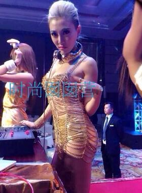 欧美合金body chains 性感多层身体链BY421 夜店大咖DJ专用饰品