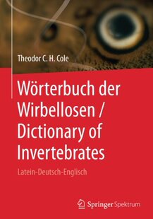 Der 预订 Worterbuch Diction... Wirbellosen