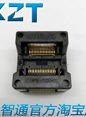 SSOP34-0.65芯片测试座 ots34（34）-0.65-01 转DIP34老化座