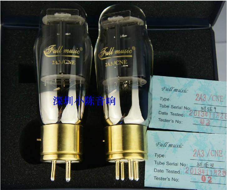 Fullmusic TJ天津全真创新版金座2A3/CNE电子管石墨屏 精密配对