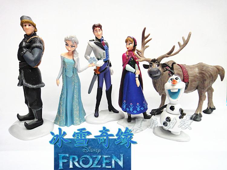 冰雪奇缘艾莎蛋糕饰品玩具模型
