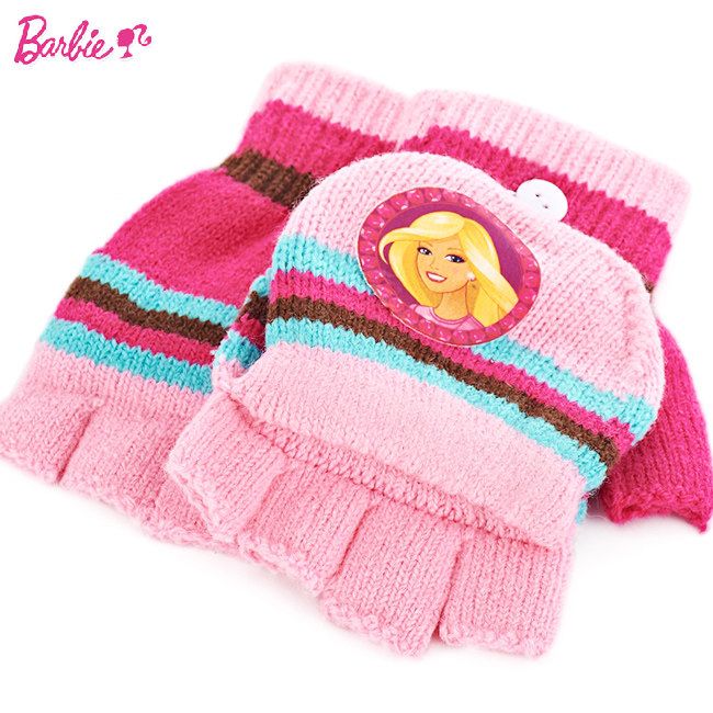 Gants pour fille BARBIE en acrylique - Ref 2151295 Image 1