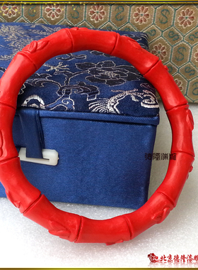 结婚礼品竹节手镯雕漆厂