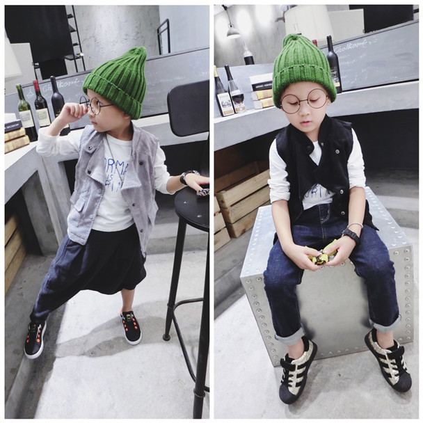 Gilet enfant en velours côtelé - Ref 2070567 Image 1