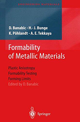 【预订】Formability of Metallic Materials: P...