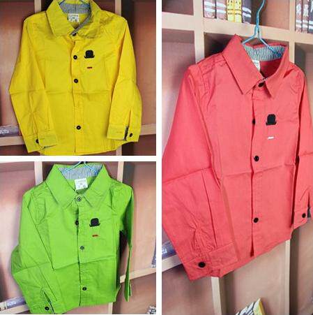 Chemise garcon à manche longue - Ref 2078078 Image 1