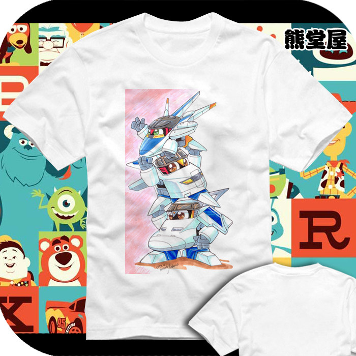 t恤短袖衣服希望号铁胆火车侠希望之光号变形火车侠阳光队长号