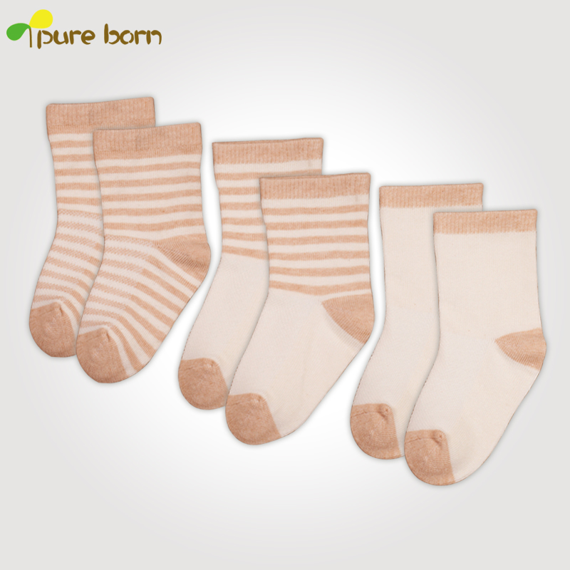 Chaussettes pour bébé PUREBORN - Ref 2109596 Image 2