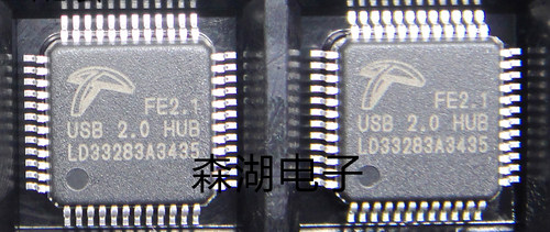 FE2.1 QFP-48 USB接口芯片 台湾汤铭 TERMINUS USB2.0 原装正品