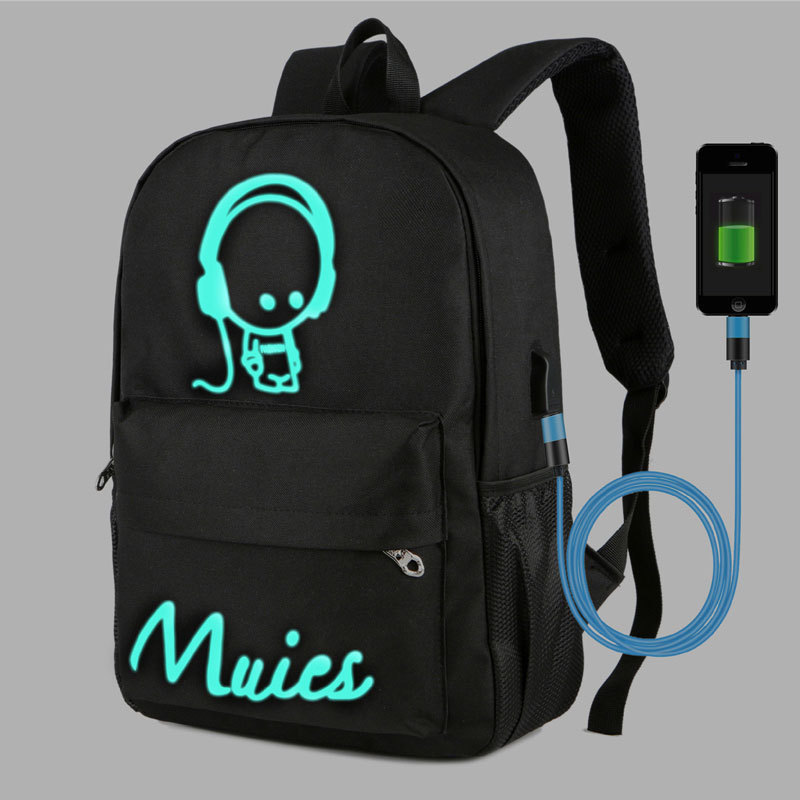 Ë«¼ç°ü±³°ü USB´óÖÐСѧÉúÊé°ü ÄÐÒ¹¹âË«¼ç°üÅ®ÐÝÏеçÄÔ°üÂÃÐаü