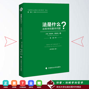 德 法理学 正版 译丛 法哲学 法哲学与法理论口袋书系列 诺伯特?霍斯特著；雷磊译 法是什么 政法大学出版 社