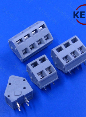 科发KEFA KF243A 1P2P3P4P5免螺丝可拼接快速接线端按压式PCB5.0m
