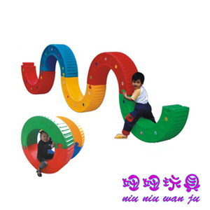 幼儿园感统训练独木桥平衡木儿童室外大滚圈玩具早教体能训练器材