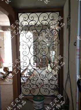 欧式铁艺办公餐厅隔断客厅屏风地中海鞋柜玄关架门厅入户屏风特价