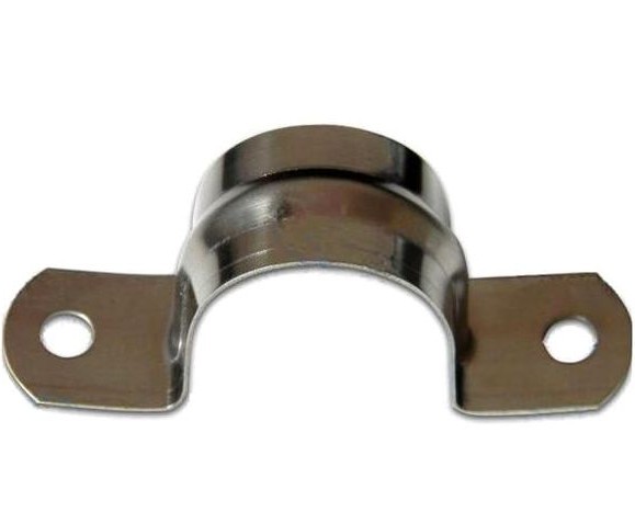 精纯不锈钢管卡M100 马鞍卡 骑马卡 不锈钢管夹 管箍 管卡100mm