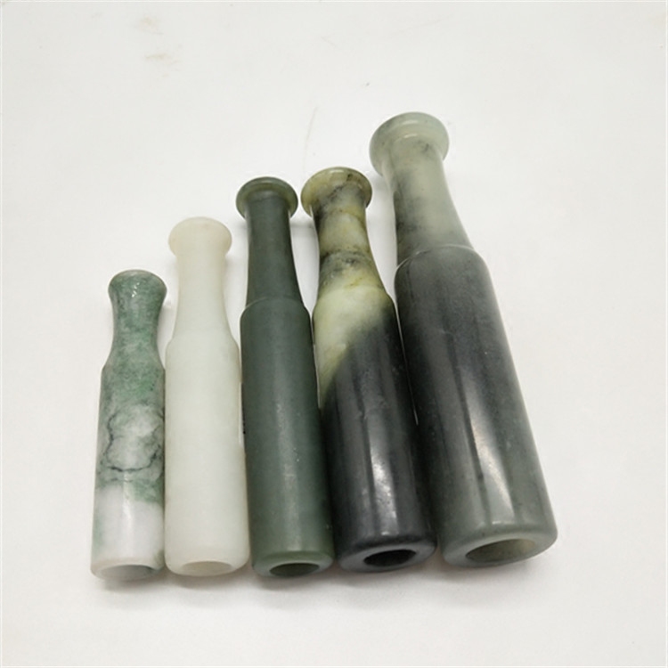 老式旱烟嘴烟哨独山玉岫玉翡翠和田玉烟嘴烟锅杆配件玉石烟袋烟具