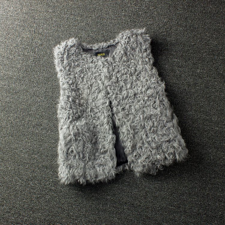 小马甲短款羊羔毛卷卷毛可定制