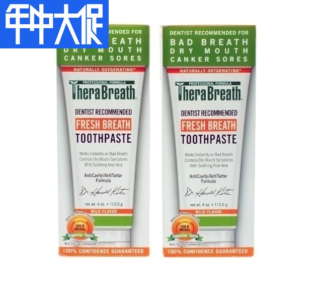 美国邮购TheraBreath 清新口气 Breath Dry Mout