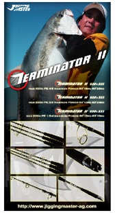 JIGGING MASTER TERMINATOR II終結者II枪柄直柄船竿铁板路亚鱼竿