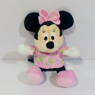 米老鼠Minnie Mouse米妮公仔玩偶毛绒玩具布娃娃生日礼物坐高14CM