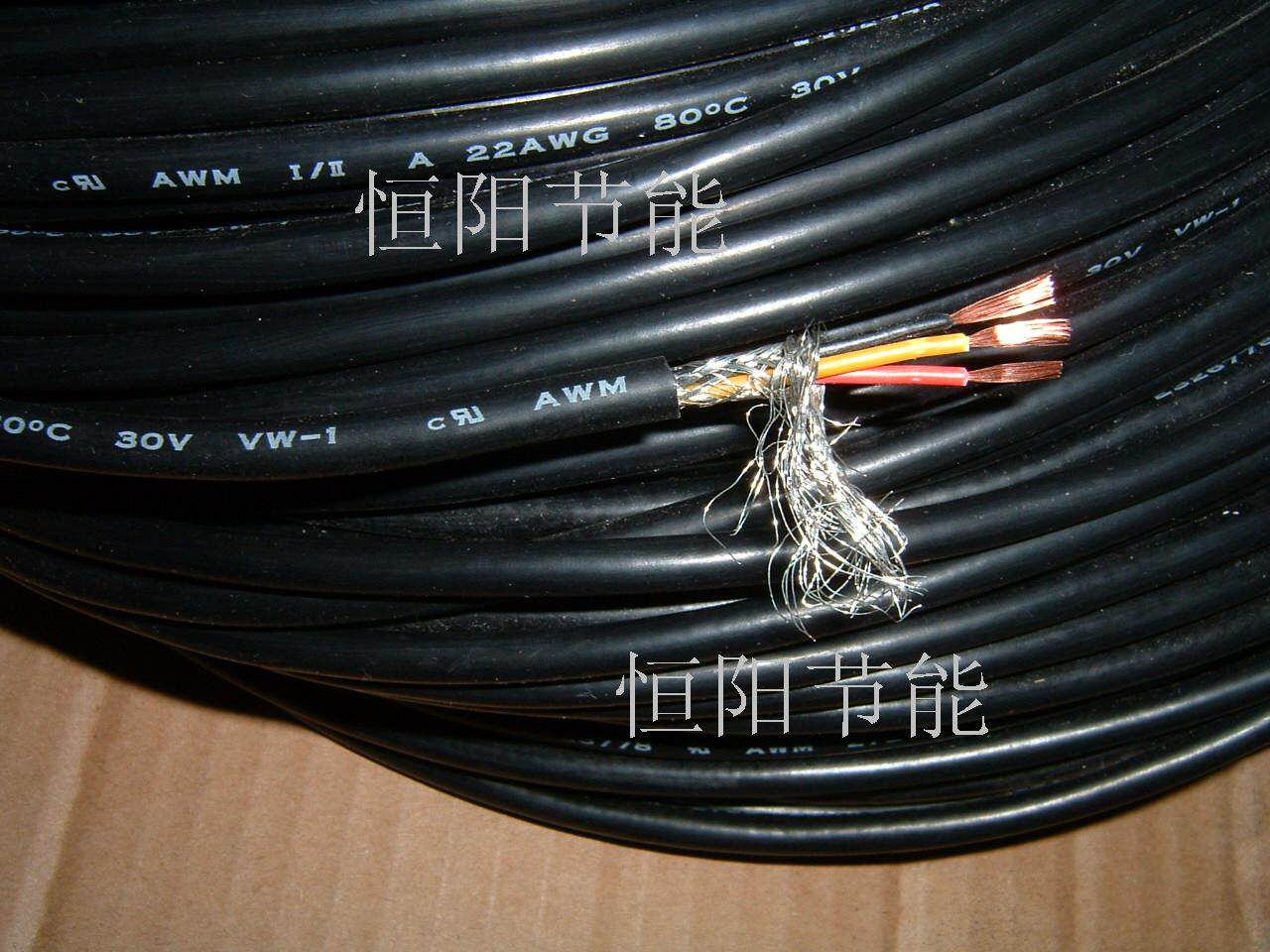 拖链电缆3芯0.3平方屏蔽线机床传感器信号线控制线耐折高柔性铜芯图片