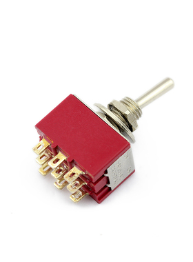 （红色两档9只脚） 优质扭子开关 5A/125VAC 2A/250VAC