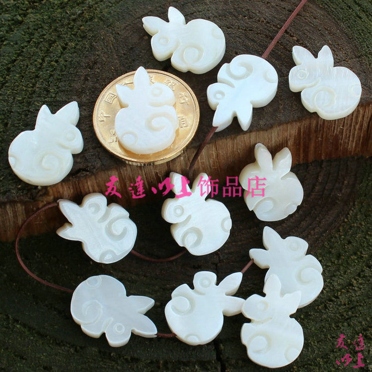 天然贝壳 12*18mm白贝兔子 双面雕刻 直孔 diy饰品材料配件在类目 饰品/流行首饰/时尚饰品新, DIY配件, 其他DIY饰品配件中 - 来自Buy2taobao.com提供专业的淘宝代购服务