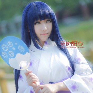 包邮甜心家火影忍者日向雏田疾风传夏孤临古手梨花cosplay假发