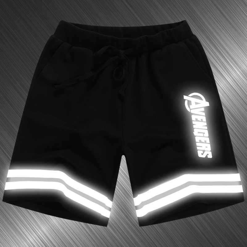 男生夏季短裤反光电影复仇者联盟4漫威英雄雷神闪电侠沙滩运动裤在类目 男装, 休闲裤中 - 来自Buy2taobao.com提供专业的淘宝代购服务