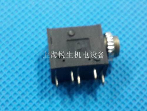 3.5MM音频插口PJ325M环保耳机插座带螺环保