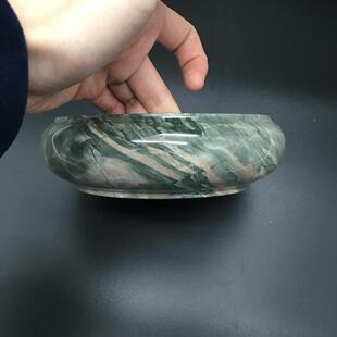 华安玉九龙壁天然玉个性创意烟灰缸定制刻字礼品家居饰品办公摆件