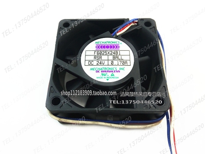南韩MECHATRONICS F6025X24B1-RS 6025 24v 0.17A 变频器散热风扇