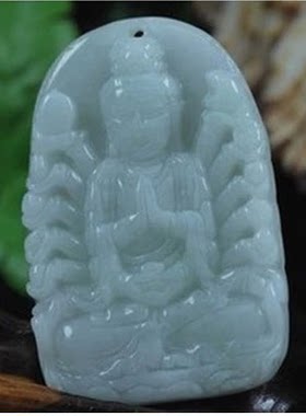 糯种生肖鼠守护神玉吊坠新款包邮