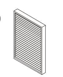 日本代购直邮EP-MVG90 MVG70日立空气净化器用滤网EPF-MVG90H滤芯