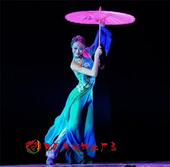 羽化灵蛇头饰2025演出服古典舞蹈服装 中考桃李杯秧歌艺考