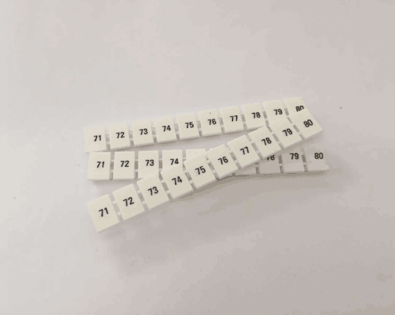 ZB8 UK-6N URTK/S标记条 数字标记条  标记号码牌