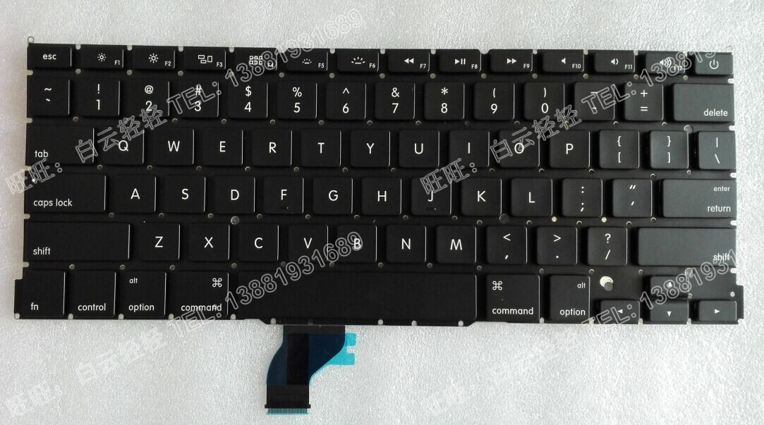 适用于苹果A1502 ME864 ME865 ME866 X72 X82 X92全新原装 键盘