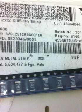 WSL2512R0500FTA DALE贴片合金电阻DALE R05F 2512 0.05R 1% 1W