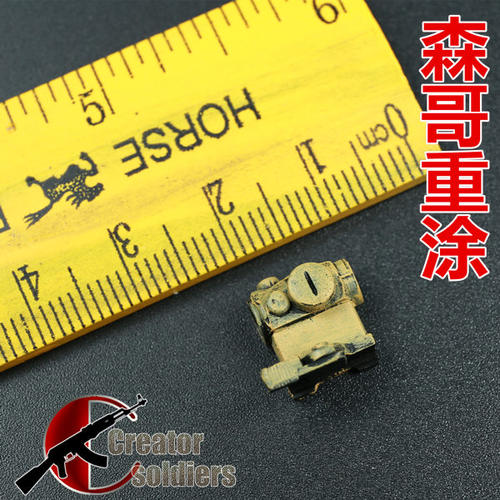 森哥重涂 1:6 兵人 SS 085  M4 MP7 T1红点瞄镜模型