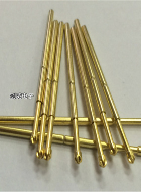 华荣镀金探针PA50-LM2(钻石头),测试针,针管0.68mm 总长16.55mm