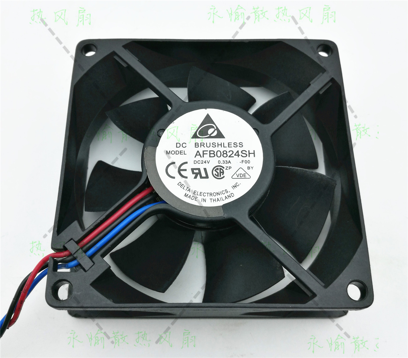 原装台达 AFB0824SH 24V 0.33A 8025 变频器 打字复印机 风扇8cm