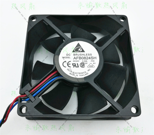 原装台达 AFB0824SH 24V 0.33A 8025 变频器 打字复印机 风扇8cm